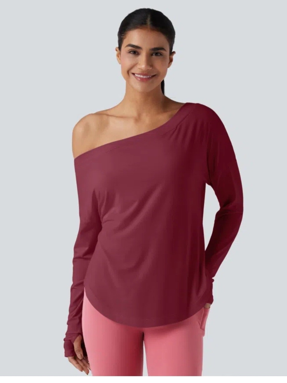 Halara Long Sleeve Activewear Top Size L Trending Viral New with tags L